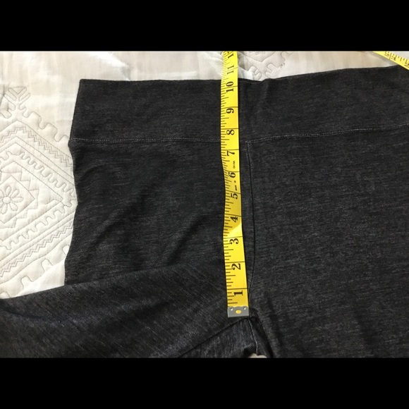 Contrast Embellished Dark Gray Leggings M - Picture 6 of 12